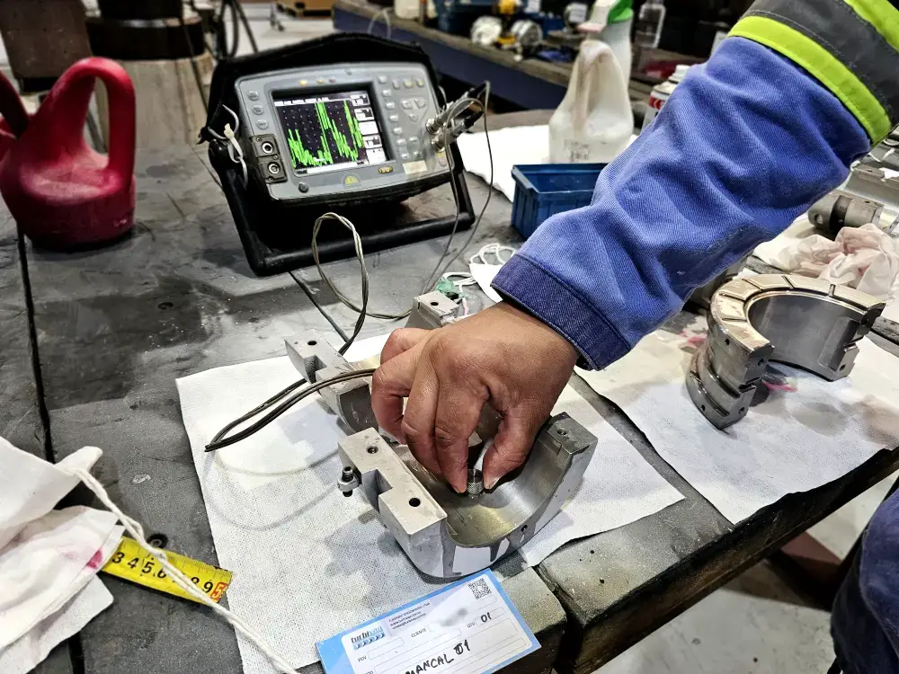 Inspeção Mancal Turbina